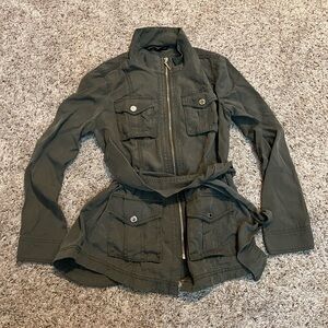 White house black market Utility jacket size 4